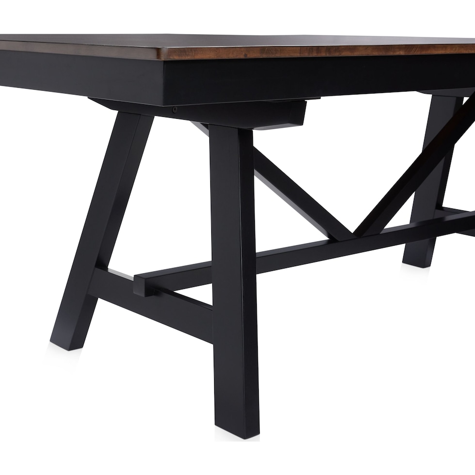 maxwell black dining table   