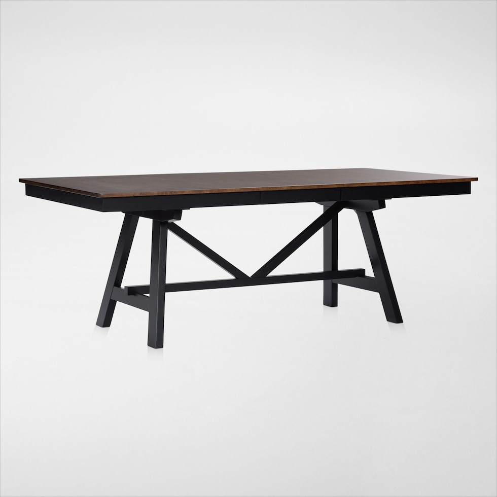 maxwell black dining table   