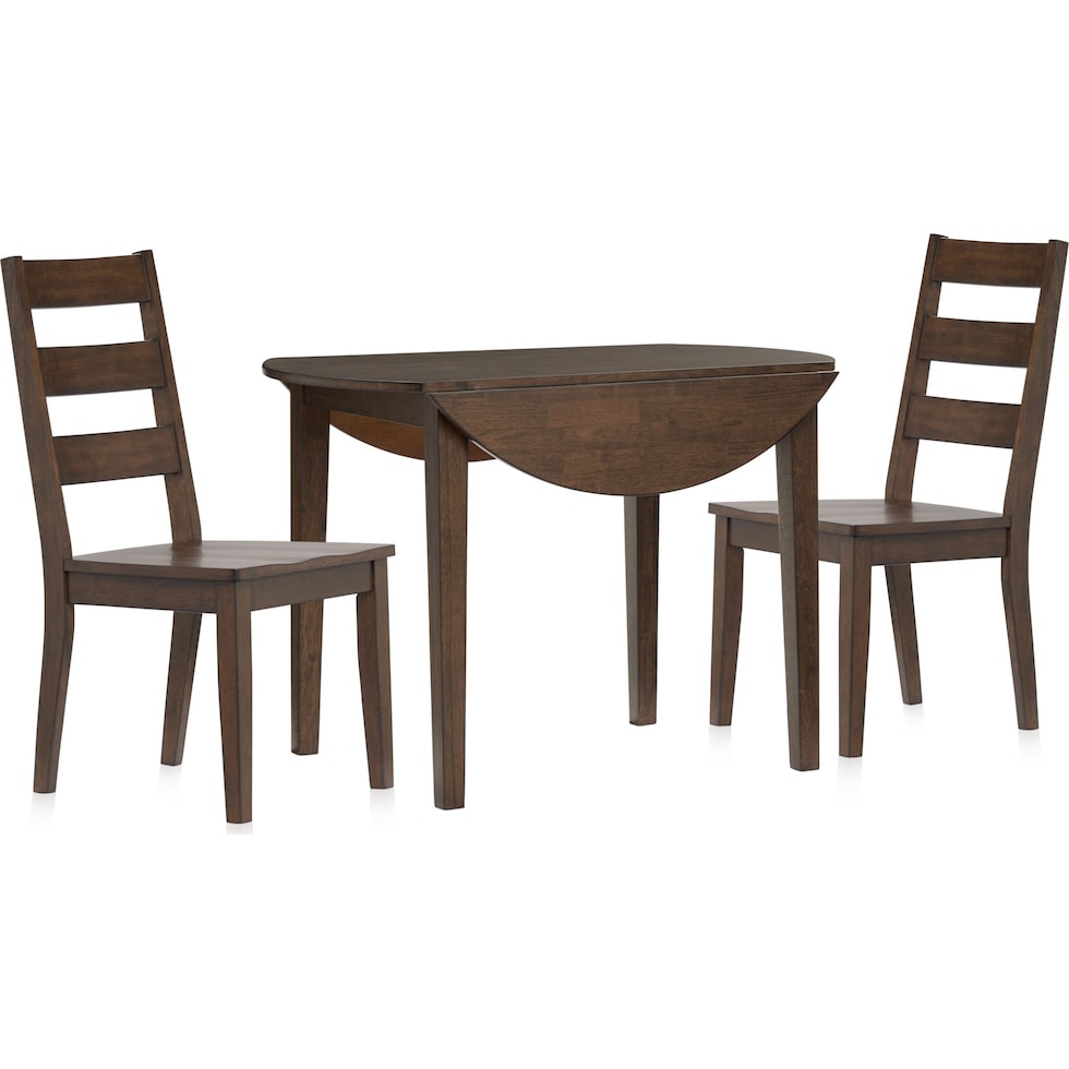 maxwell dark brown  pc dining room   