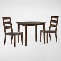 maxwell dark brown  pc dining room   