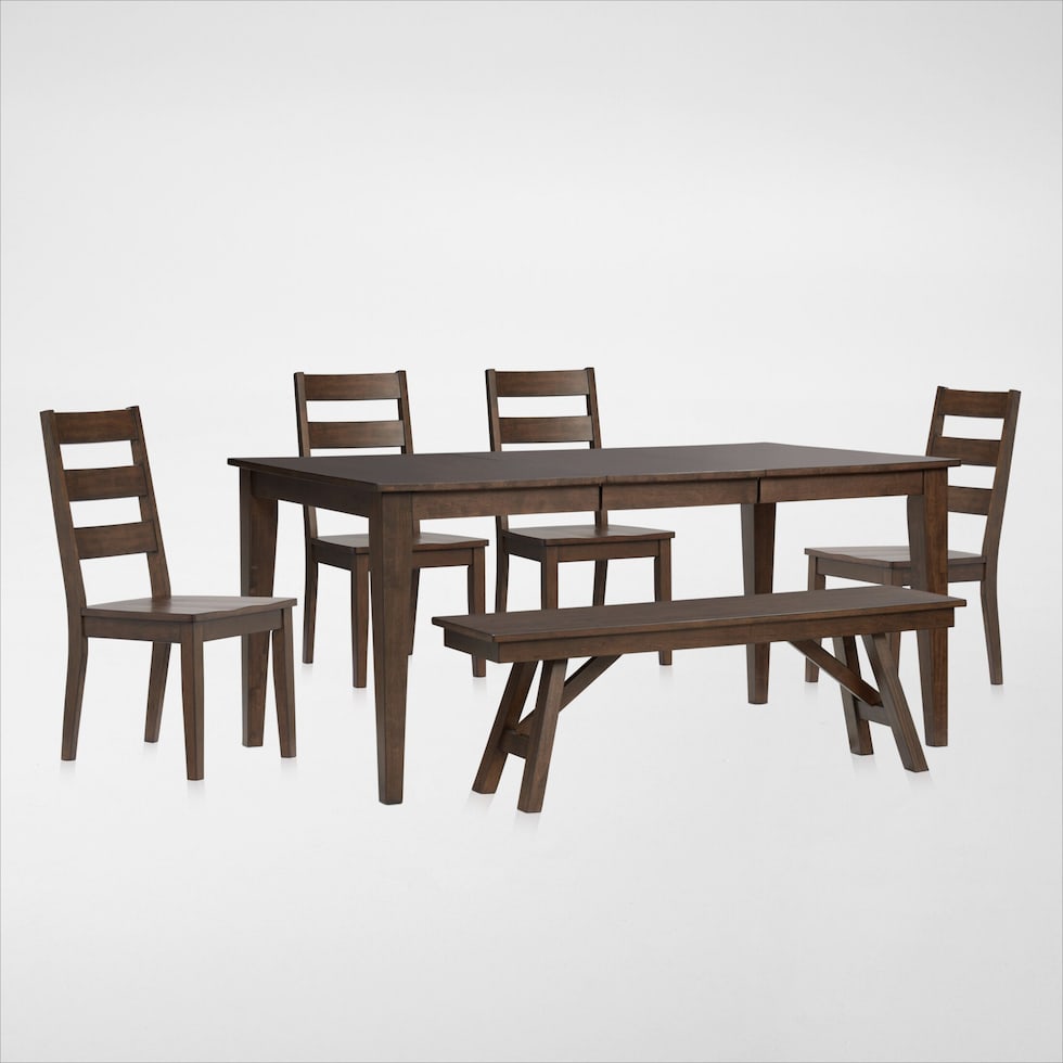maxwell dark brown  pc dining room   