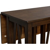 maxwell dark brown breakfast bar   