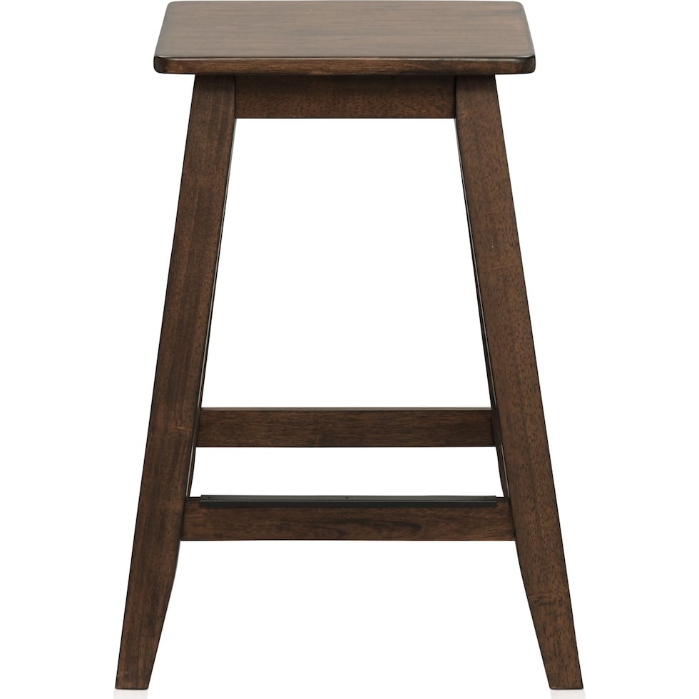 maxwell dark brown counter height stool   