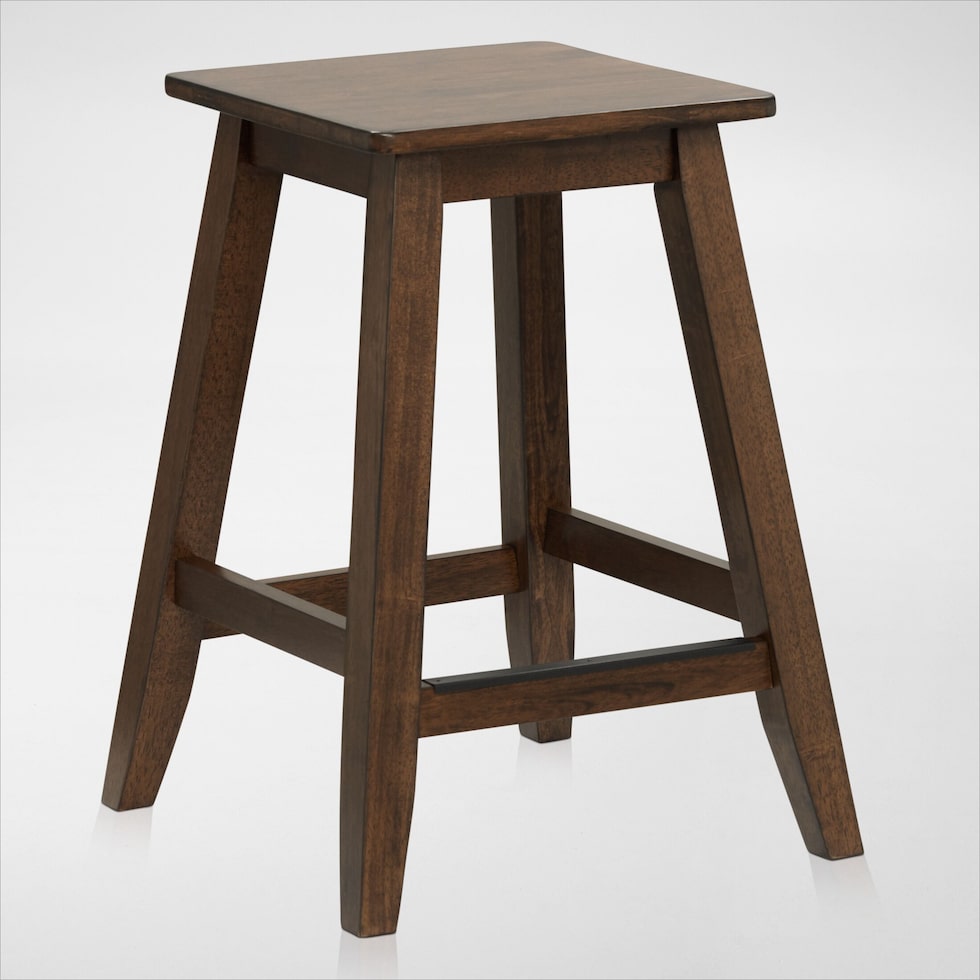 maxwell dark brown counter height stool   