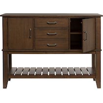 maxwell dark brown server   