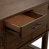 maxwell dark brown server   