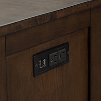 maxwell dark brown server   