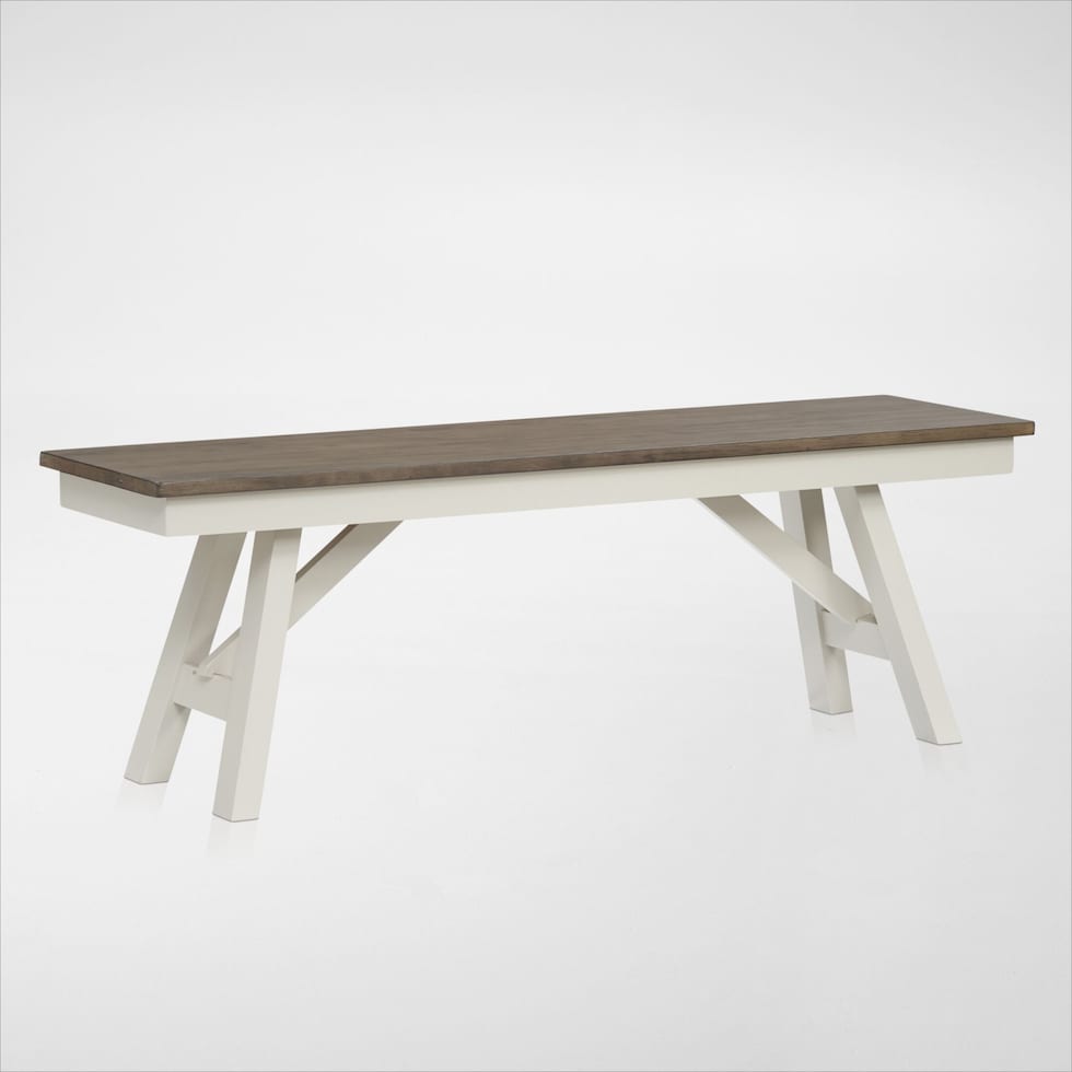 maxwell gray bench   