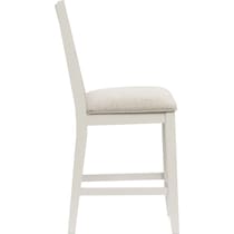 maxwell gray counter height stool   