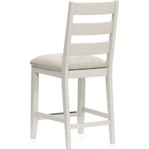 maxwell gray counter height stool   