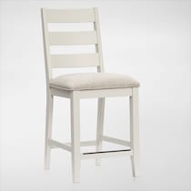 maxwell gray counter height stool   