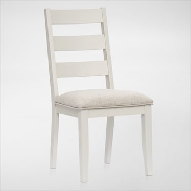 Maxwell Upholstered Dining Chair - Wood Legs