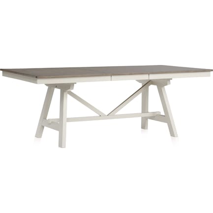 Maxwell Trestle Dining Table - Gray