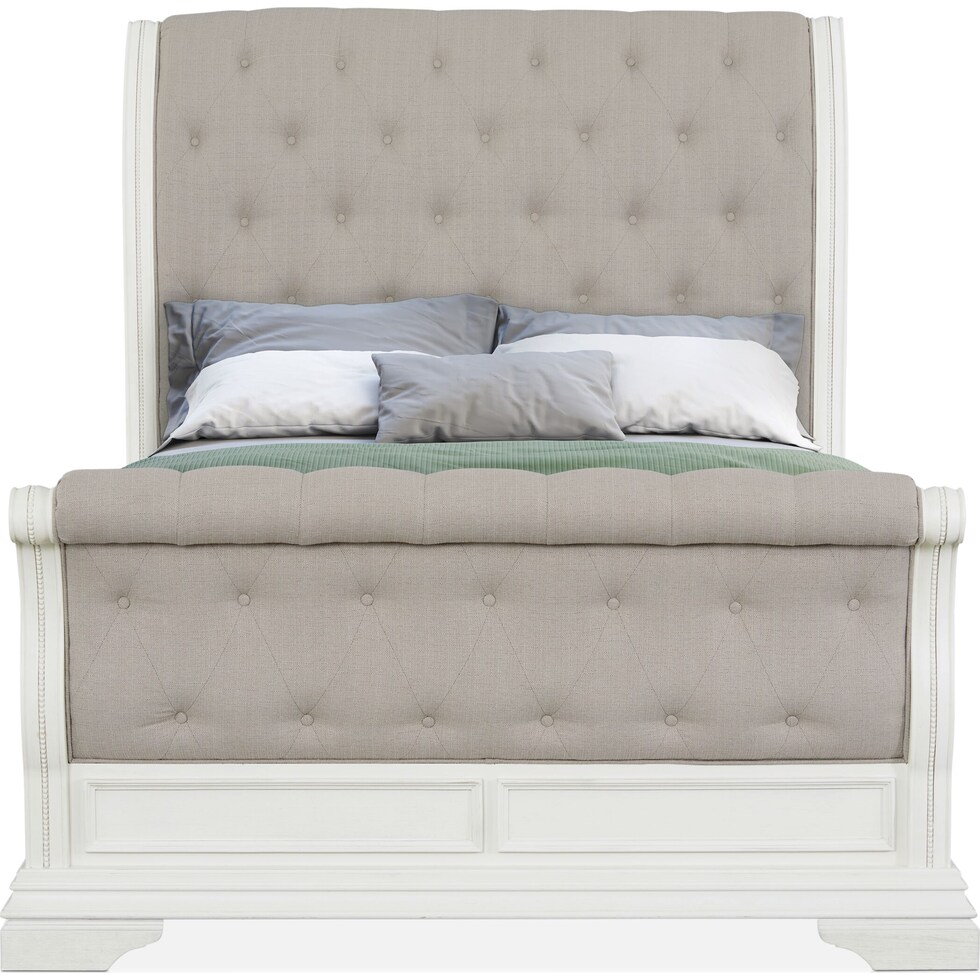 mayfair white  pc king bedroom   