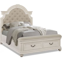 mayfair white  pc queen bedroom   