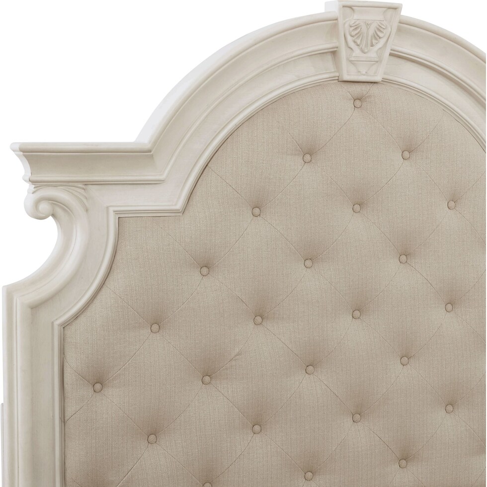 mayfair white  pc queen bedroom   