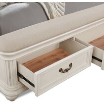 mayfair white  pc queen bedroom   