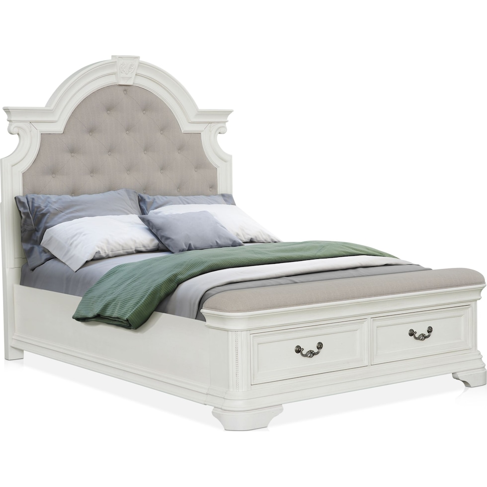 mayfair white  pc king bedroom   