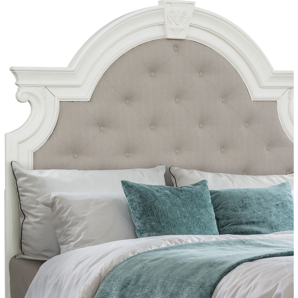 mayfair white  pc king bedroom   