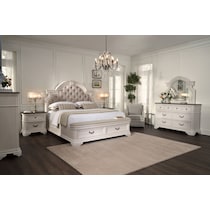 mayfair white  pc king bedroom   