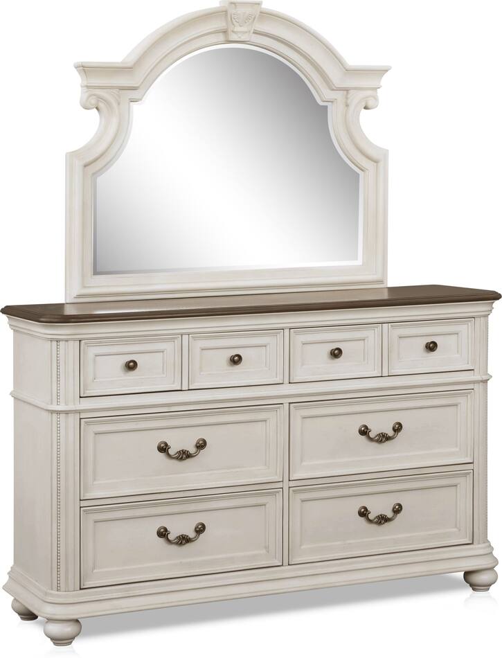 Mayfair 6Piece King Upholstered Storage Bedroom Set with Nightstand