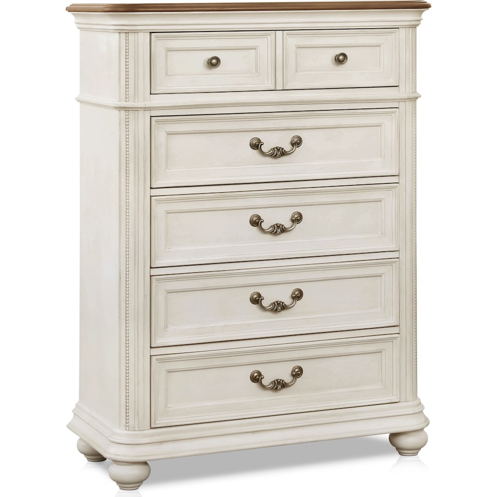 mayfair white chest   