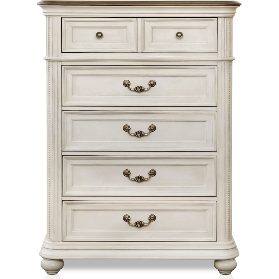 mayfair white chest   