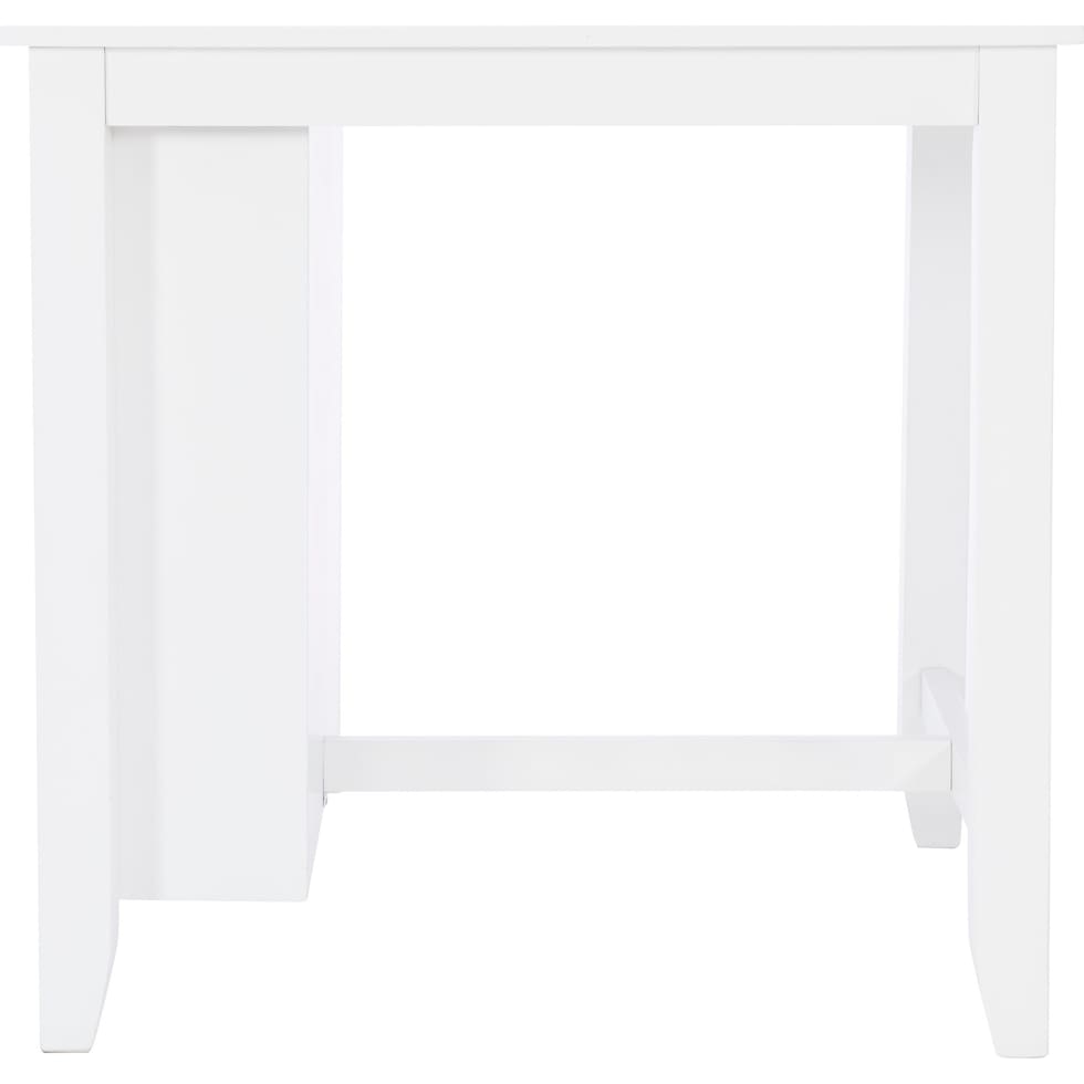 mayfair white counter height table   