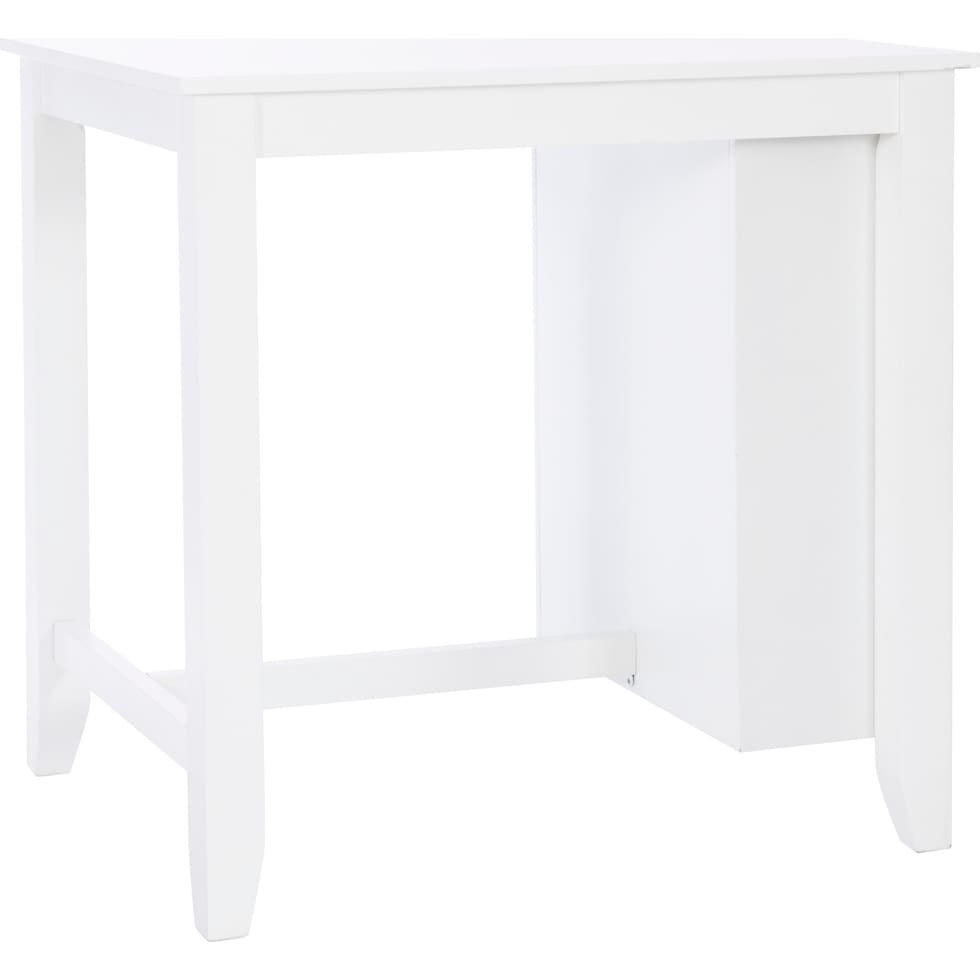 mayfair white counter height table   