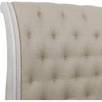 mayfair white king bed   