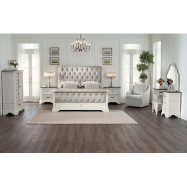 Mayfair Upholstered Sleigh Bed