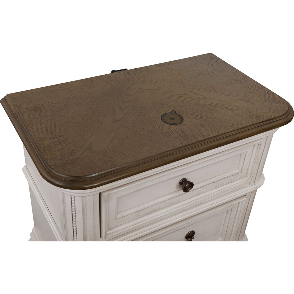 mayfair white nightstand   