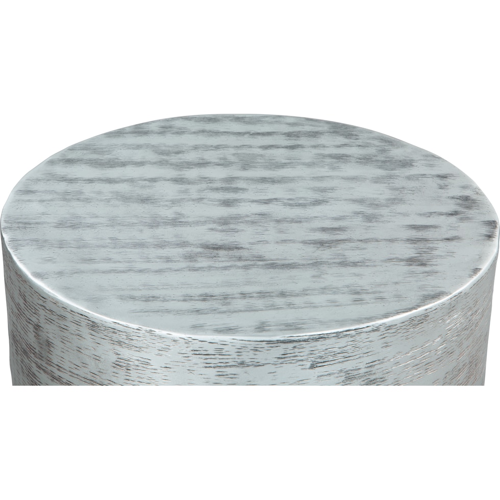 maylie silver side table   