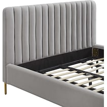 maylin gray queen bed   
