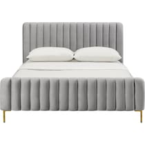 maylin gray queen bed   