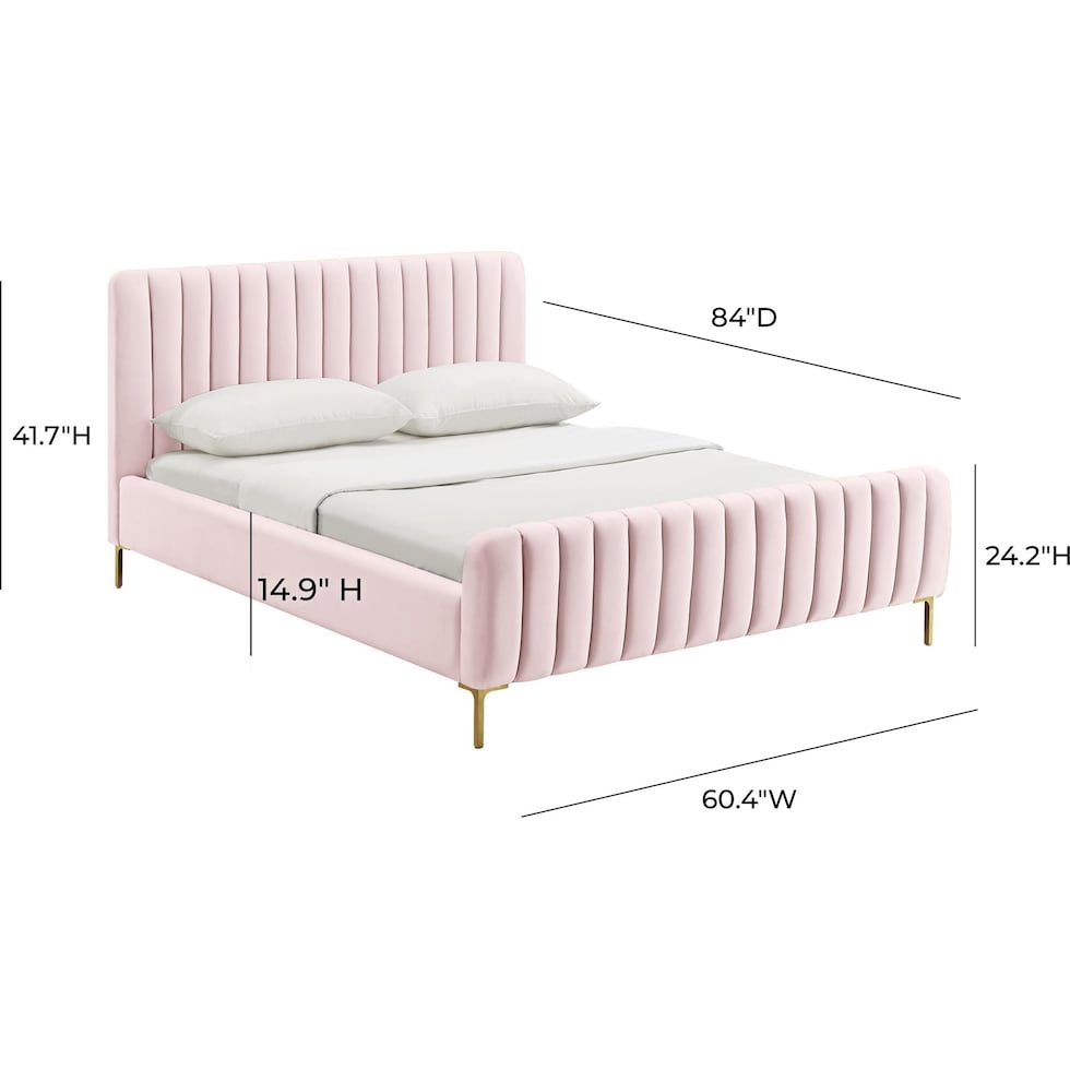 maylin pink full bed   