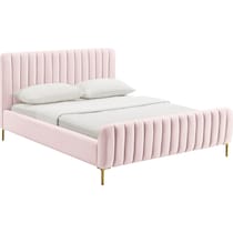 maylin pink queen bed   