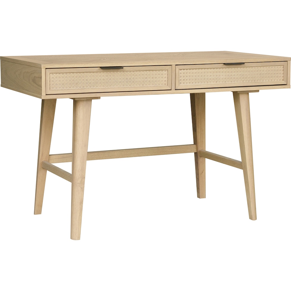 maysel light brown desk   