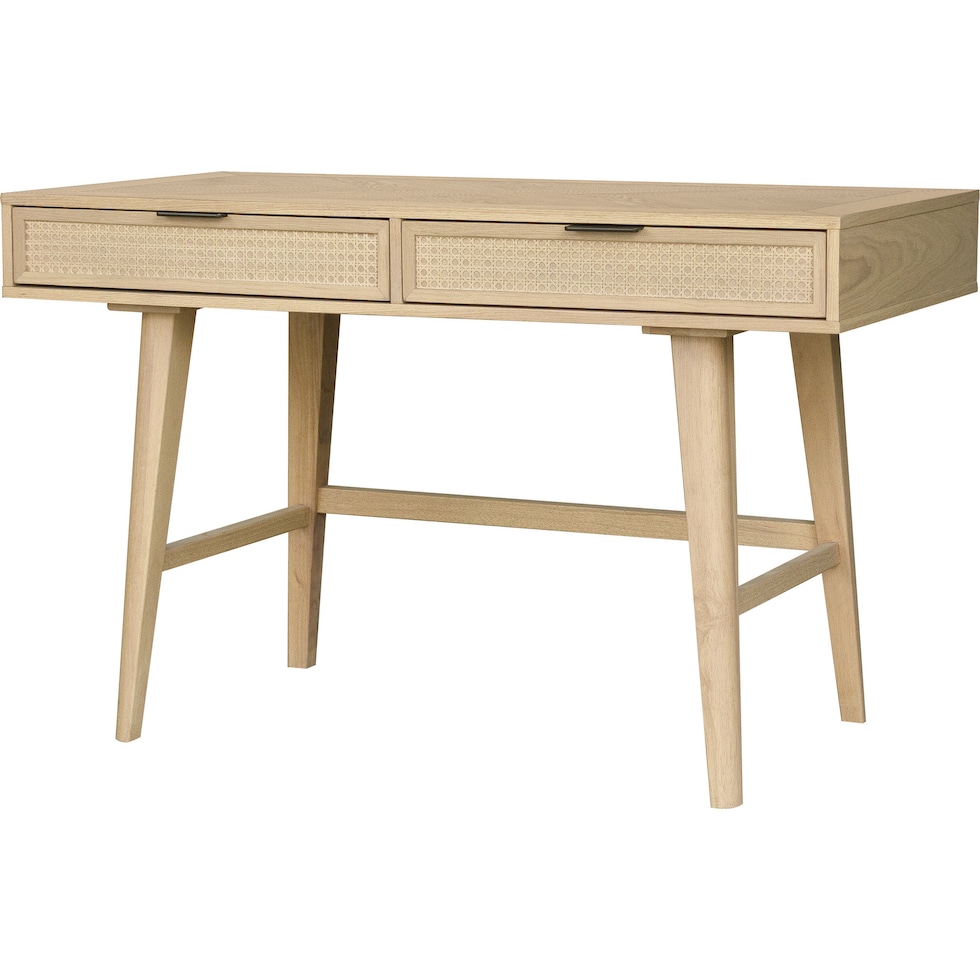 maysel light brown desk   