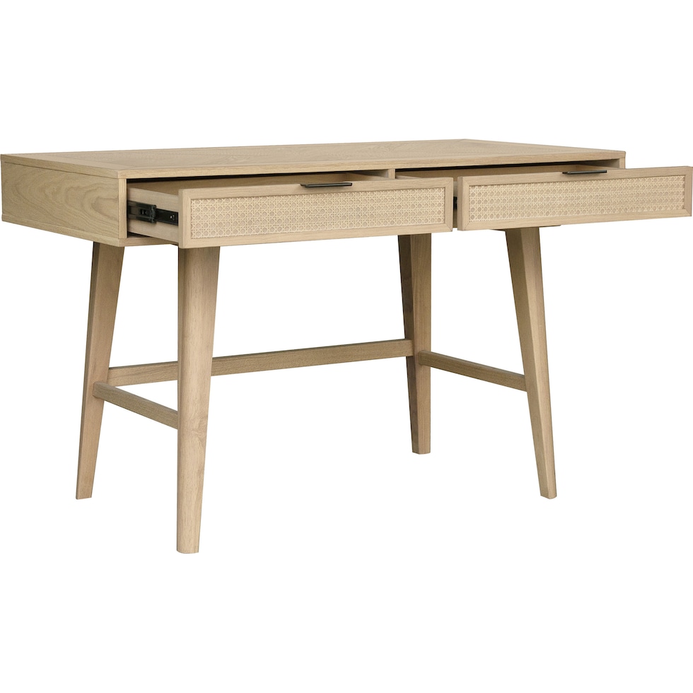 maysel light brown desk   