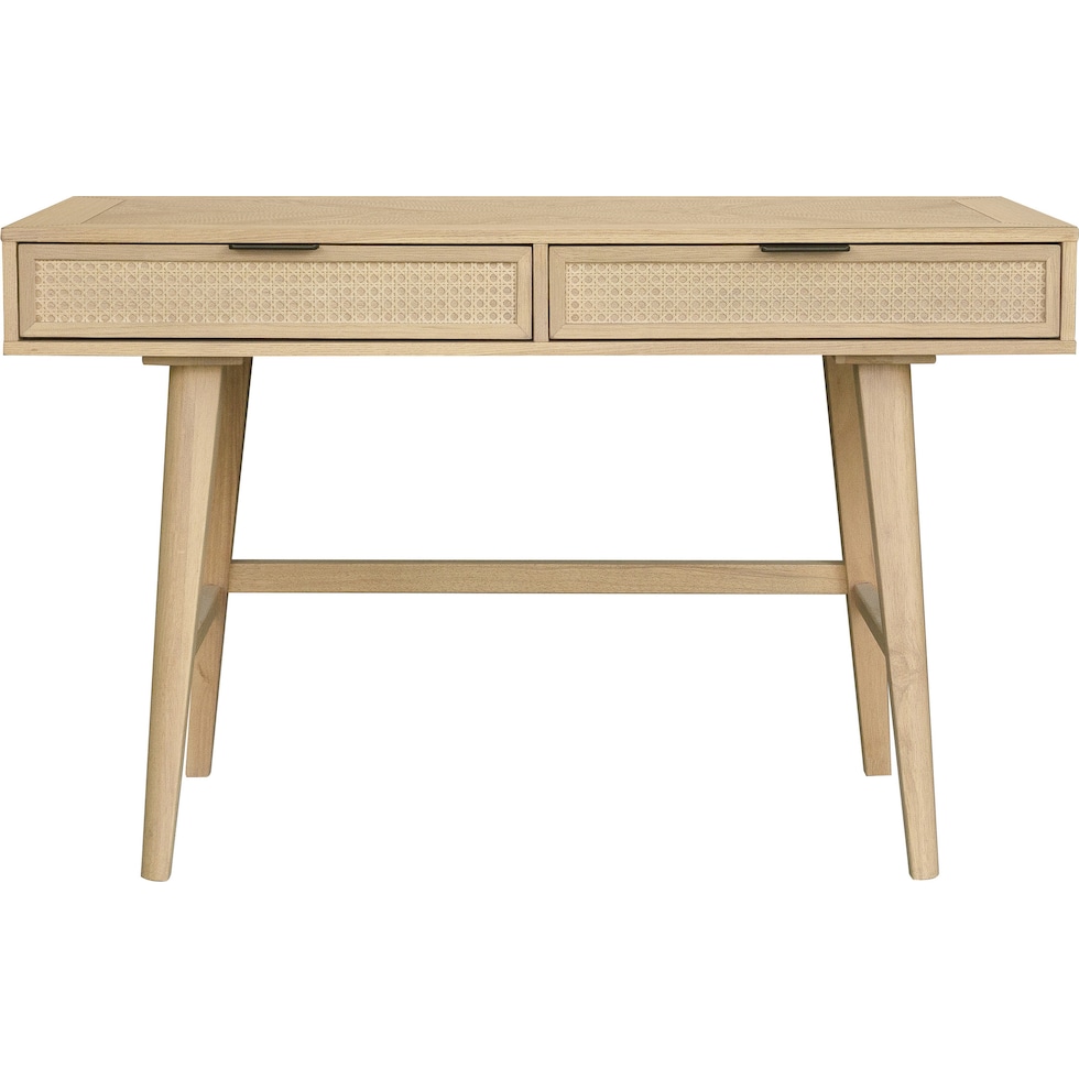 maysel light brown desk   