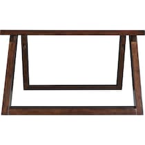 maysen dark brown coffee table   