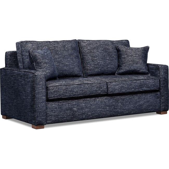 Living Room Furniture - Mayson 78" Sofa - Navy