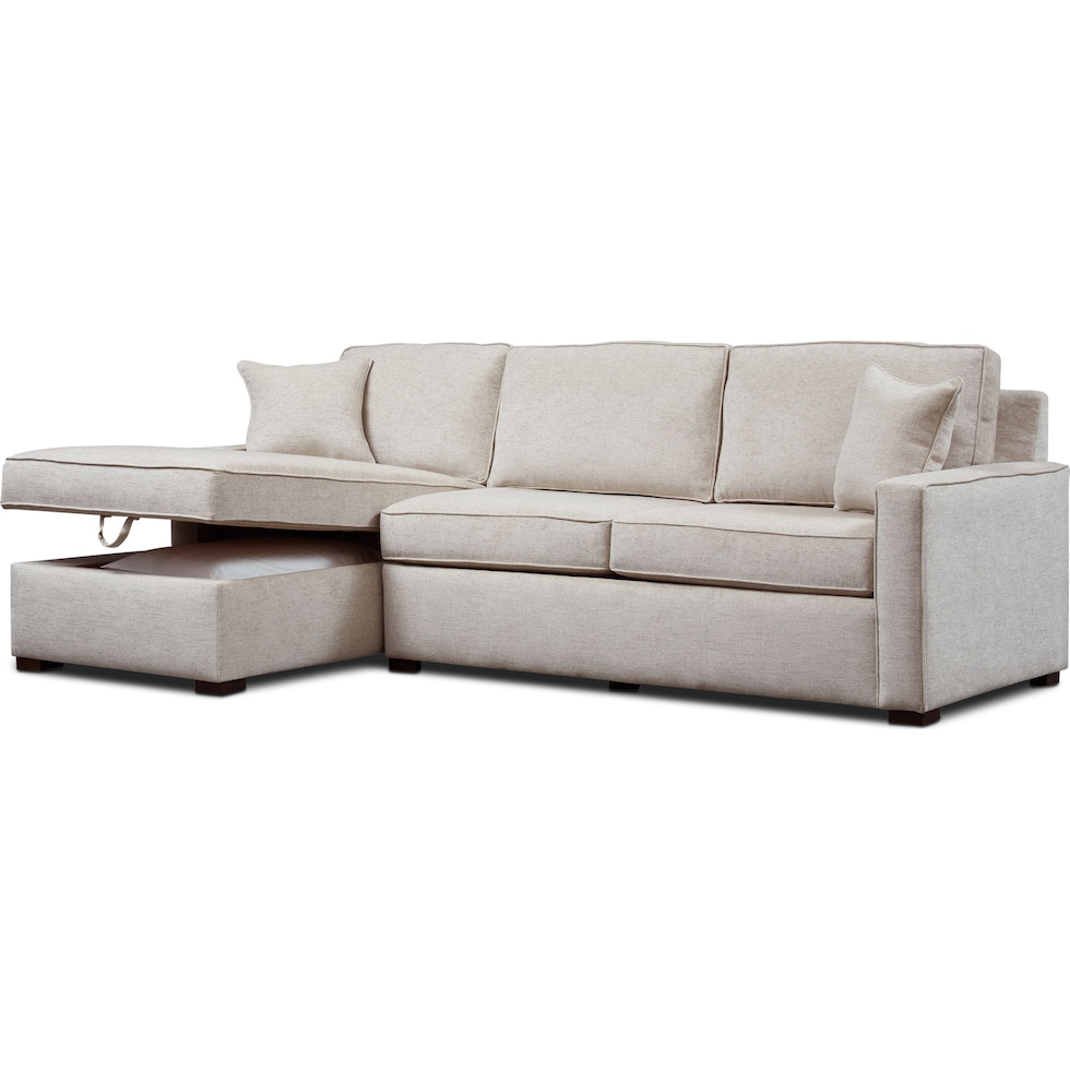 mayson light brown  pc sectional   
