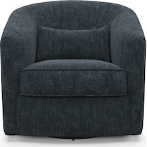 mazzy blue accent chair   