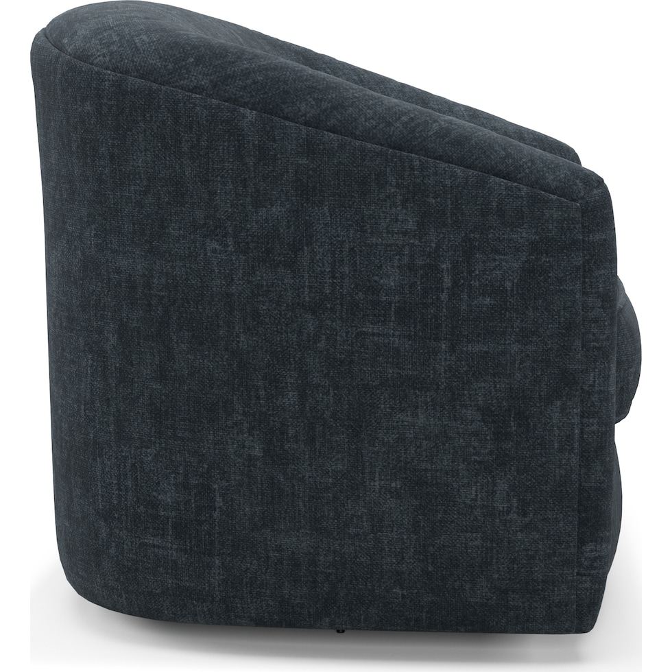 mazzy blue accent chair   