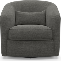 mazzy gray accent chair   