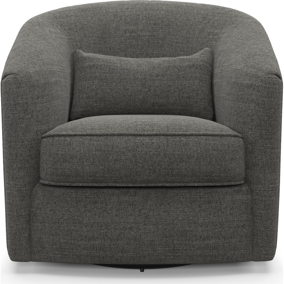 mazzy gray accent chair   