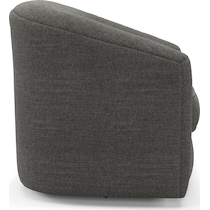 mazzy gray accent chair   