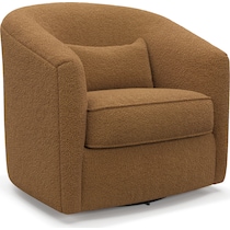 mazzy light brown accent chair   